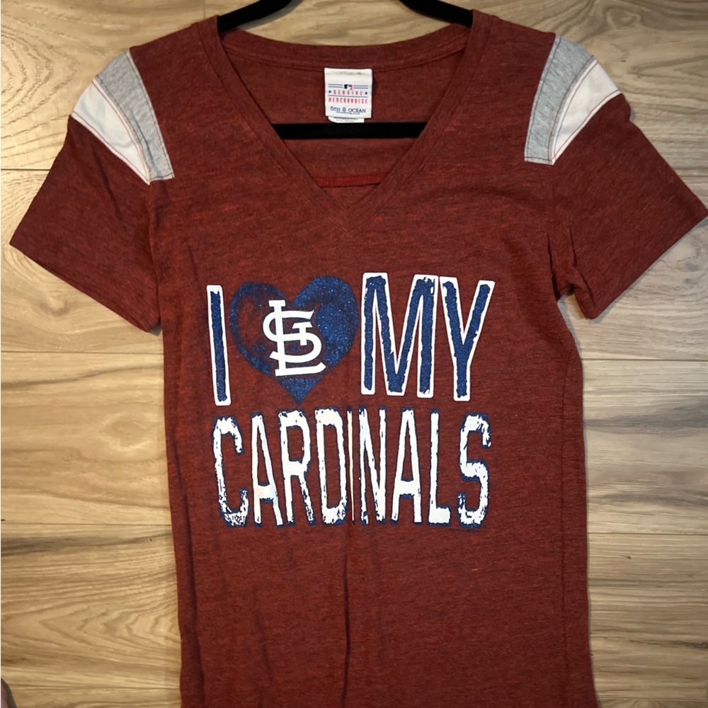 5th & Ocean Red St Louis Cardinals Baseball Tee